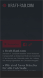 Mobile Screenshot of kraft-rad.com