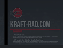 Tablet Screenshot of kraft-rad.com